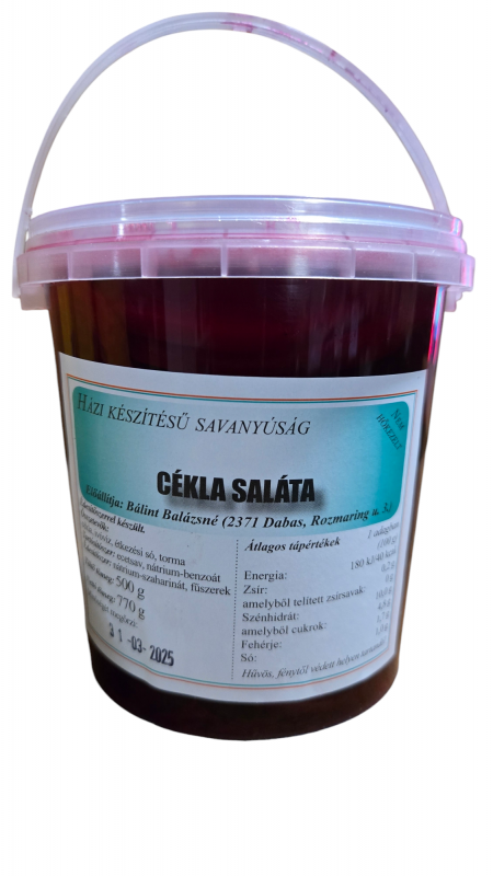 Cékla saláta (500/770g)