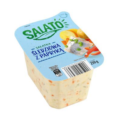 Heringsaláta (250g) paprikával, Salato