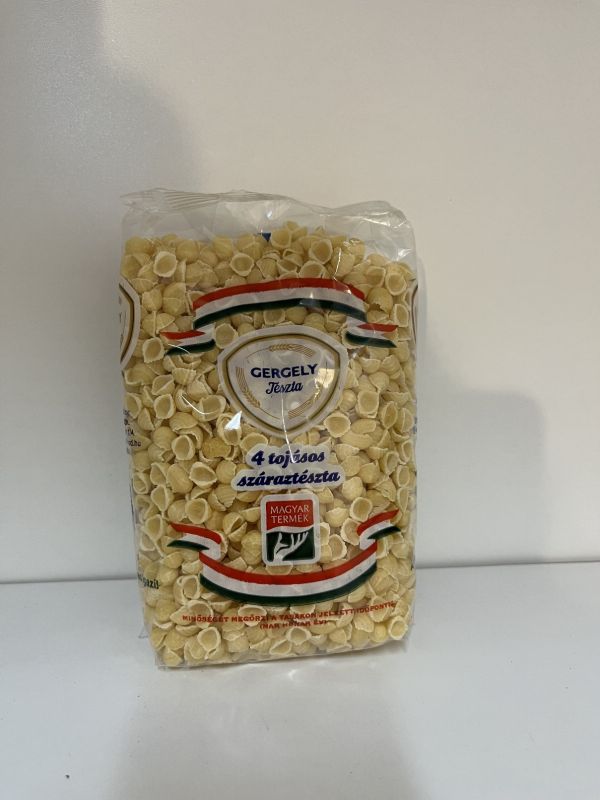 Kagyló (400g) Gergely tészta