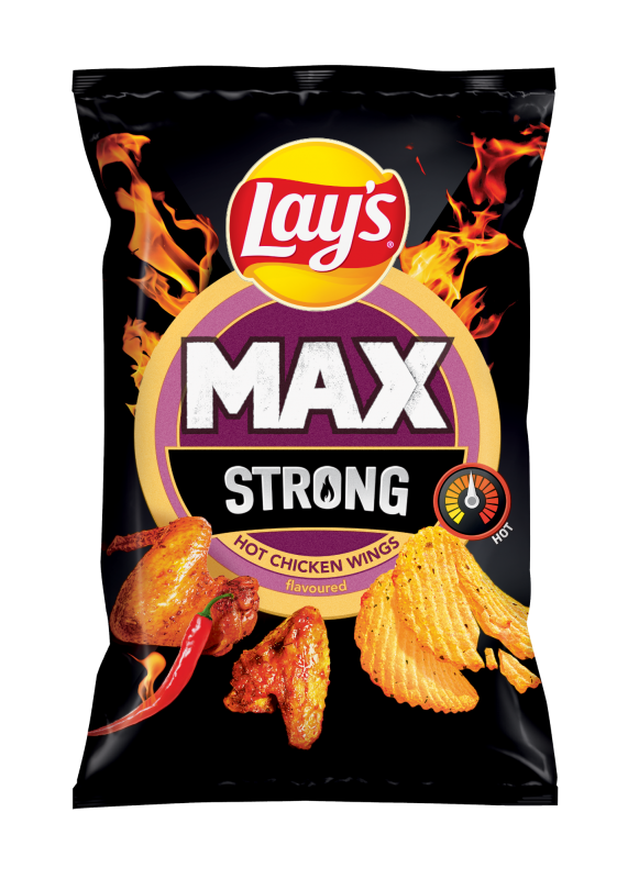 Lays Strong Hot Chicken Wings (csípős csirkeszárny) (55g)