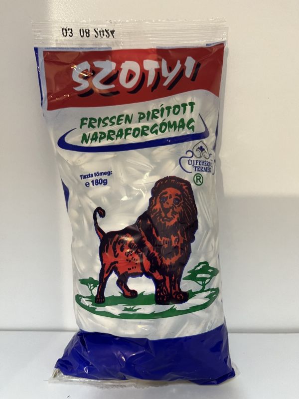 Pirított napraforgómag, sótlan (180g)