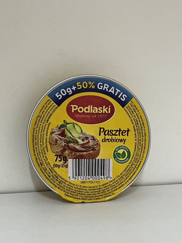 Csirkemáj pástétom (100g), Podlaski