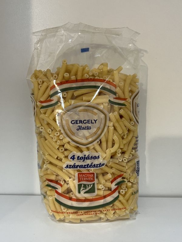 Rövid cső (400g) Gergely tészta