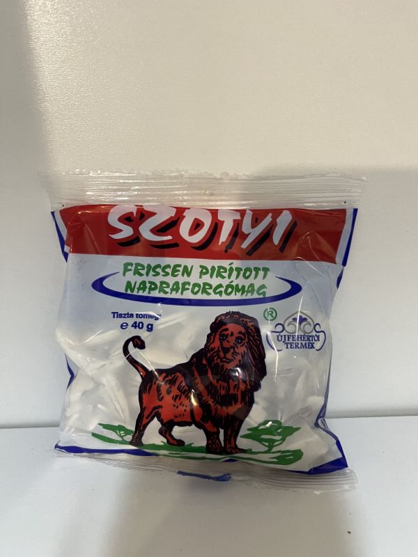 Pirított napraforgómag, sós (40g)