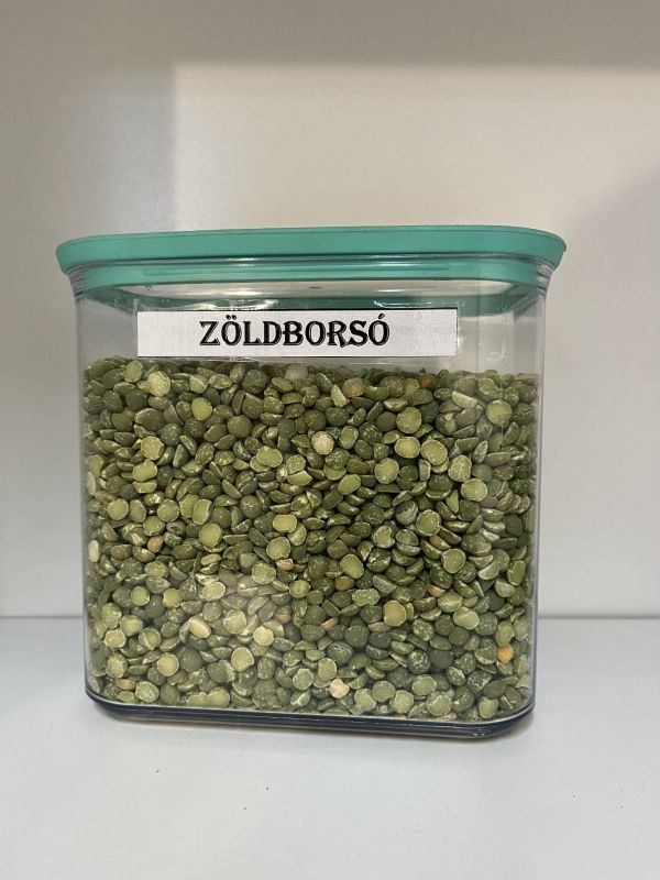 Zöldborsó, felezett